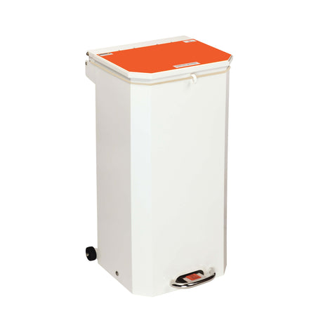 Sunflower - 20, 50 or 70 Litre Hospital/Clinical Bins - orange and white 
