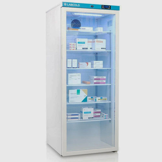 Labcold RLDG1019 Free Standing Glass Door Medical Fridge