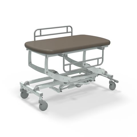 Seers - CLINNOVA Mobile Hygiene Hydraulic Table Small (125cm), incl. side support rails with wheel and base options (265Kg SWL)