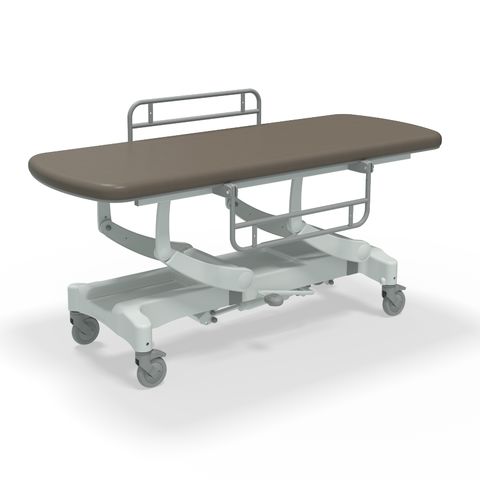 Seers - CLINNOVA Mobile Hygiene Hydraulic Table Large (190cm), incl. side support rails with wheel and base options (265Kg SWL)