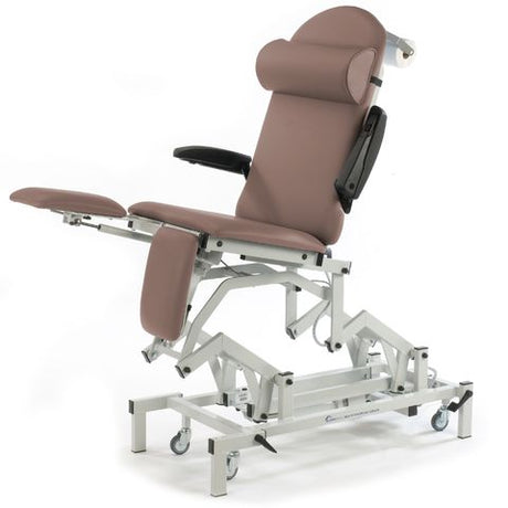 Seers - Medicare Podiatry Electric Couch tilted 
