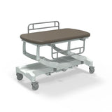Seers - CLINNOVA Mobile Hygiene Hydraulic Table Small (125cm), incl. side support rails with wheel and base options (265Kg SWL)