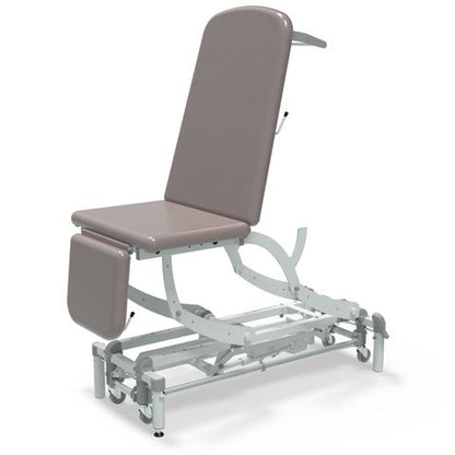 Seers - CLINNOVA Ultra 1 Electric couch, 3 section, gas assisted back and foot rest, classic base with wheel and foot switch options (265Kg SWL)