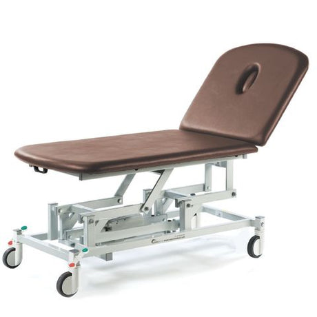 Seers - Therapy Bariatric 2 Section Couches, electric, with wheel and switch options - brown