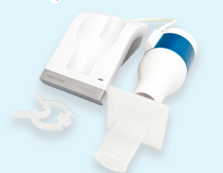 Pneumotrac Spirometer with Spirotrac 6 Software- Full featured desktop spirometry complete with Spirotrac software to integrate with your PC, laptop or tablet.