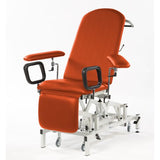 Seers - Medicare Phlebotomy Electric Couch (240Kg SWL) with manual backrest (RWD) - orange
