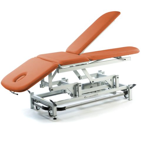 Seers - Therapy Deluxe Electric Couch, with single or split foot section, perimeter foot switch and various head section options (240kg SWL)