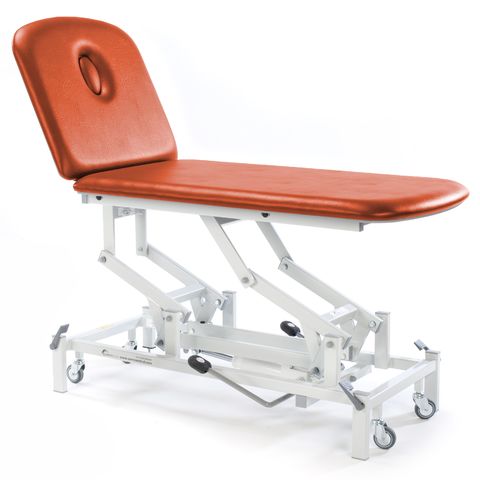 Therapy 2 Section Hydraulic Couch, with head section options (240kg SWL)