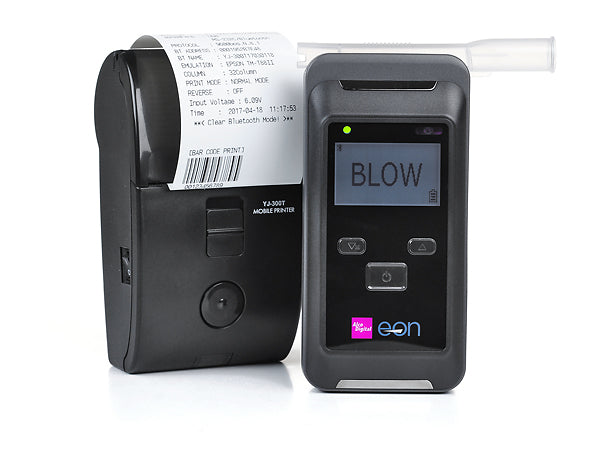 AlcoDigital EON Breathalyzer with Bluetooth Printer