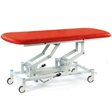Seers - Therapy Hygiene Table - Medium, hydraulic/electric, central locking wheels and various switch options (240kg SWL)