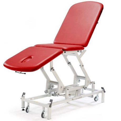Seers - Therapy 3 Section Electric Couch, (240kg SWL) red
