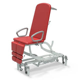 Seers - CLINNOVA Versa 1 Electric couch, 3 section, gas assisted back and foot rest, classic base, hand switch, with wheel options (265Kg SWL)