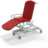 Seers - CLINNOVA Mobile 3 Section electric couch with premium base and gas assisted backrest and switch and wheel options (265Kg SWL)