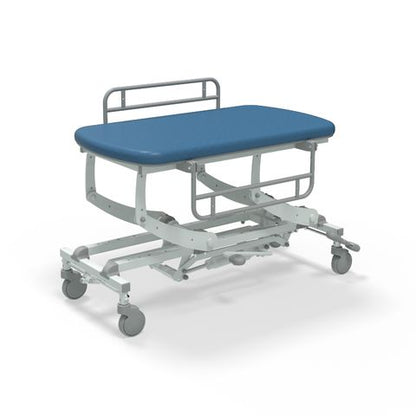 Seers - CLINNOVA Mobile Hygiene Hydraulic Table Small (125cm), incl. side support rails with wheel and base options (265Kg SWL)
