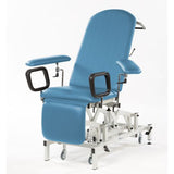 Seers - Medicare Phlebotomy Electric Couch (240Kg SWL) with manual backrest (RWD) - pale blue