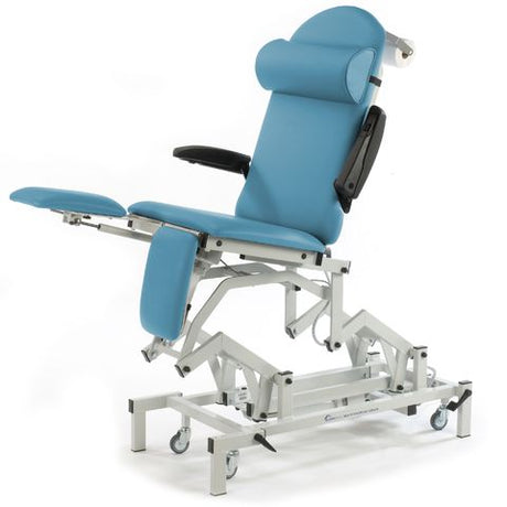 Seers - Medicare Podiatry Electric Couch tilted 