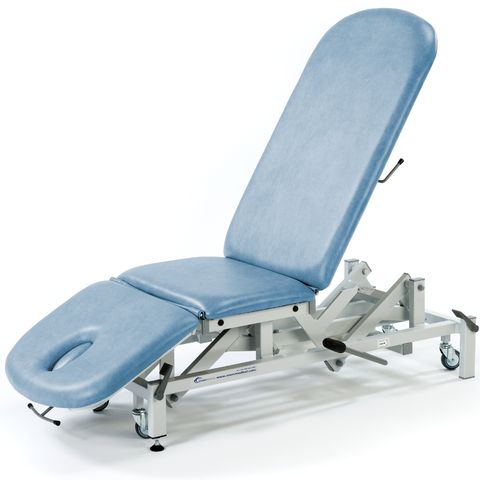 Seers - Therapy 3 Section Hydraulic Couch baby blue - lowered 