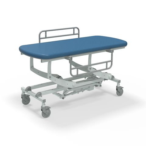 Seers - CLINNOVA Mobile Hygiene Electric Table Medium (155cm), classic base incl. side support rails with wheel and switch options (265Kg SWL)