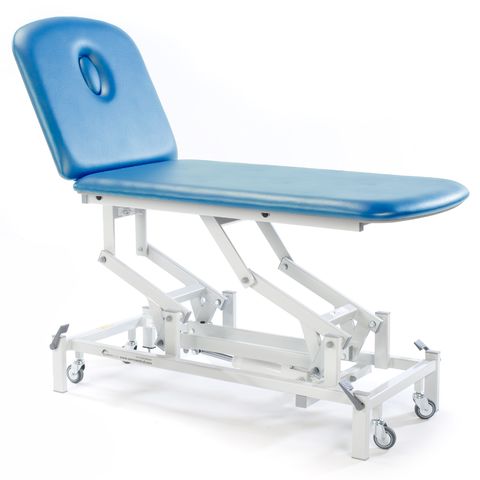 Seers - Therapy 2 Section Electric Couch, with standard head section and various switch options (240kg SWL)
