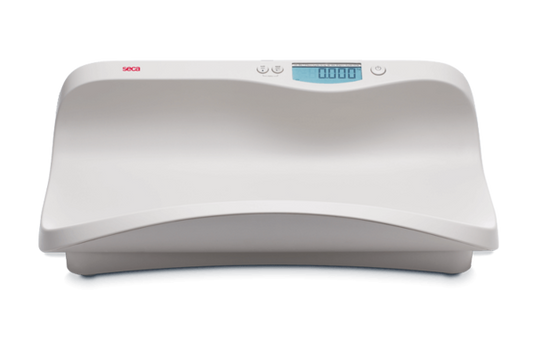 seca 376 - Digital class III baby scale with extra large weighing tray & high sides for increased safety