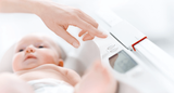 seca 376 - Digital class III baby scale with extra large weighing tray & high sides for increased safety