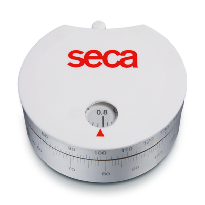 seca 203 - Retractable circumference measuring tape with waist to hip ratio calculator