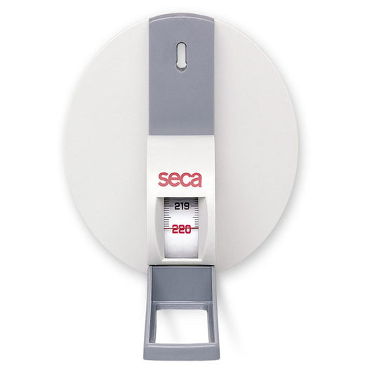 seca 206 - Roll up height measuring tape with wall attachment