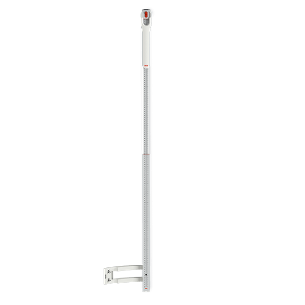 seca 224 - Telescopic measuring rod for seca column scales, with side mounting bracket