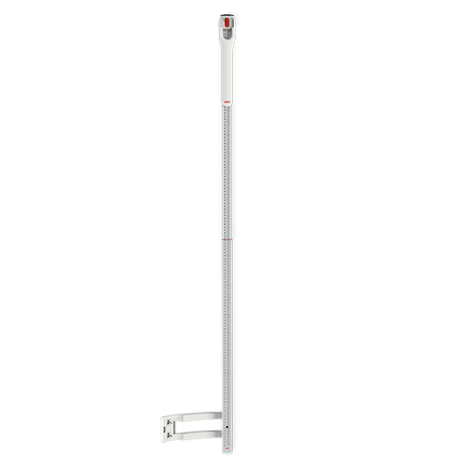 seca 224 - Telescopic measuring rod for seca column scales, with side mounting bracket