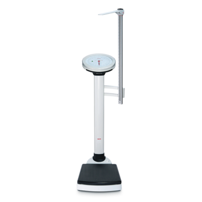 seca 224 - Telescopic measuring rod for seca column scales, with side mounting bracket