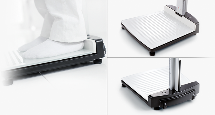 seca 285 - Digital measuring station for weight, height, BMI with wireless connectivity