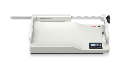 seca 336 - Digital class III baby scale with flat weighing tray & inbuilt carry handle