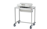 seca 402 - Mobile cart for seca baby scales with indentations in the surface to secure seca baby scales firmly in place