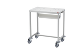 seca 402 - Mobile cart for seca baby scales with indentations in the surface to secure seca baby scales firmly in place