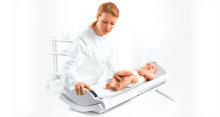seca 416 - Robust, extra large infantometer for precise measuring of babies & toddlers