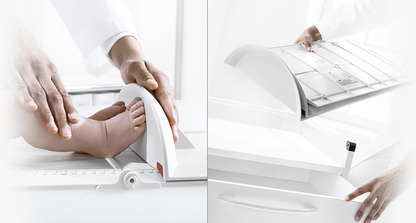seca 417 - Lightweight measuring board for mobile use - folds up to save space
