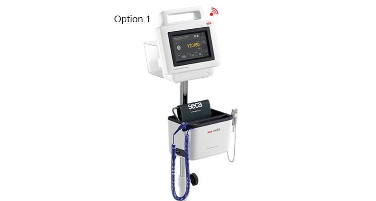 seca 535 - with seca spO2 and Oral/Axillar Temp or G3 Tympanic Temp