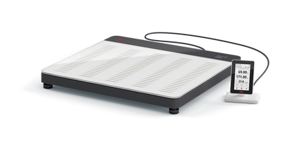 seca 651 - NEW Class III high capacity EMR-validated ﬂat scale with ID-Display, BMI, stable glass platform & WiFi connectivity
