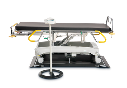 seca 657r - Class III high capacity digital platform scale for trolleys / stretchers with BMI. RS232 interface - ideal for Renal Units
