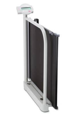 seca 677r - Class III high capacity digital wheelchair scale with folding handrail, BMI. RS232 interface - ideal for Renal Units