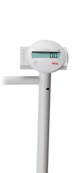 seca 677r - Class III high capacity digital wheelchair scale with folding handrail, BMI. RS232 interface - ideal for Renal Units
