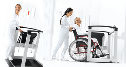 seca 685 - Class III high capacity digital wheelchair scale with handrail on both side, folding seat, BMI, Wireless Connectivity