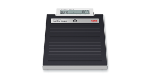seca 878dr - Class III digital flat scale with foot switches, double display & customizable labels