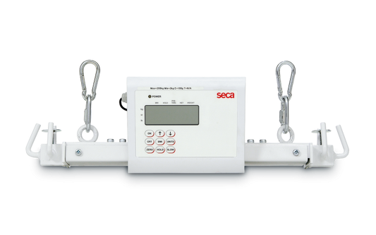 seca HW941 - Class III digital hoist scale with BMI, compatible with coat hanger style spreader bar hoists