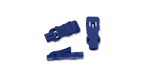 Seca Snapclip Connectors - Snapclip connectors for disposable snap and tab electrodes (fits 3 mm and 4 mm patient cables)
