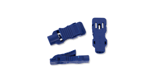 Seca Snapclip Connectors - Snapclip connectors for disposable snap and tab electrodes (fits 3 mm and 4 mm patient cables)