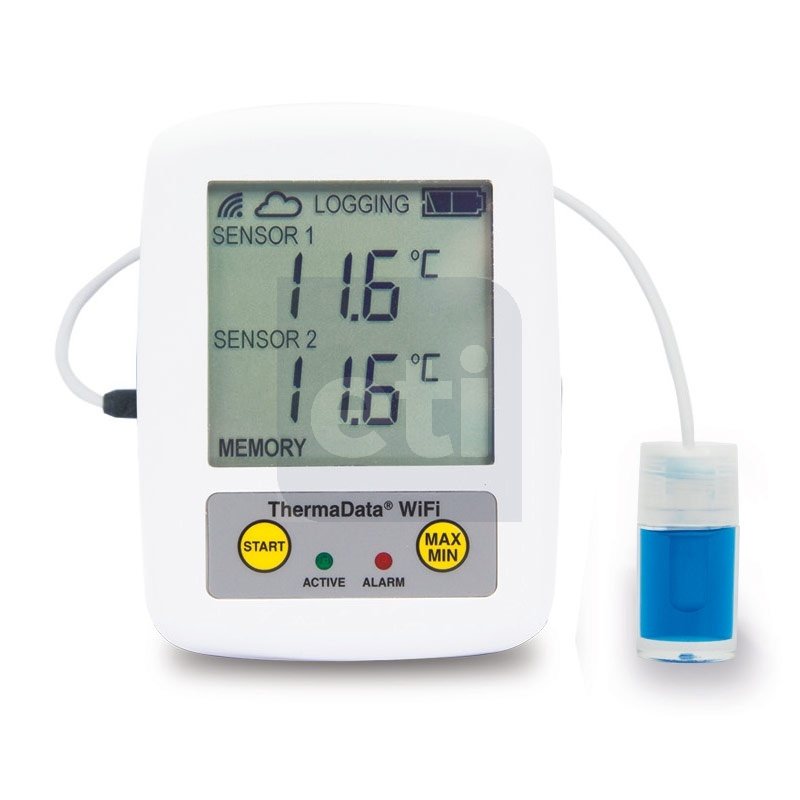 ThermaData Pharm vaccine data loggers - WIFI / SMS / EMAIL