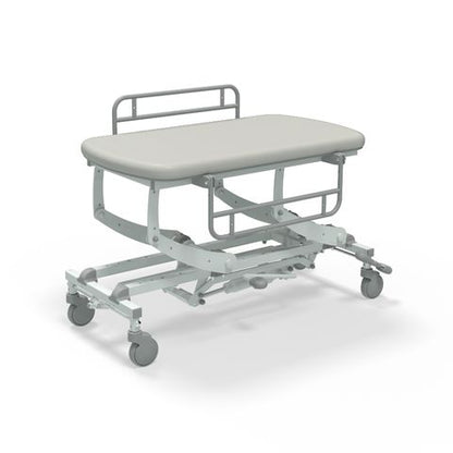 Seers - CLINNOVA Mobile Hygiene Hydraulic Table Small (125cm), incl. side support rails with wheel and base options (265Kg SWL)