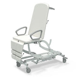 Seers - CLINNOVA Versa 1 Electric couch, 3 section, gas assisted back and foot rest, classic base, hand switch, with wheel options (265Kg SWL)