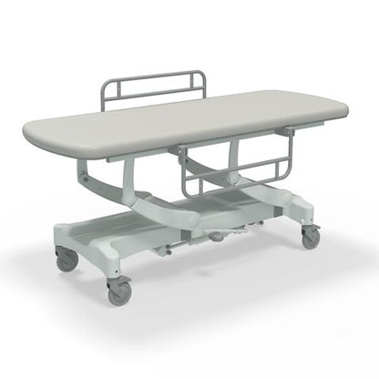 Seers - CLINNOVA Mobile Hygiene Hydraulic Table Large (190cm), incl. side support rails with wheel and base options (265Kg SWL)